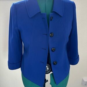 Elegant Royal Blue Women's Blazer